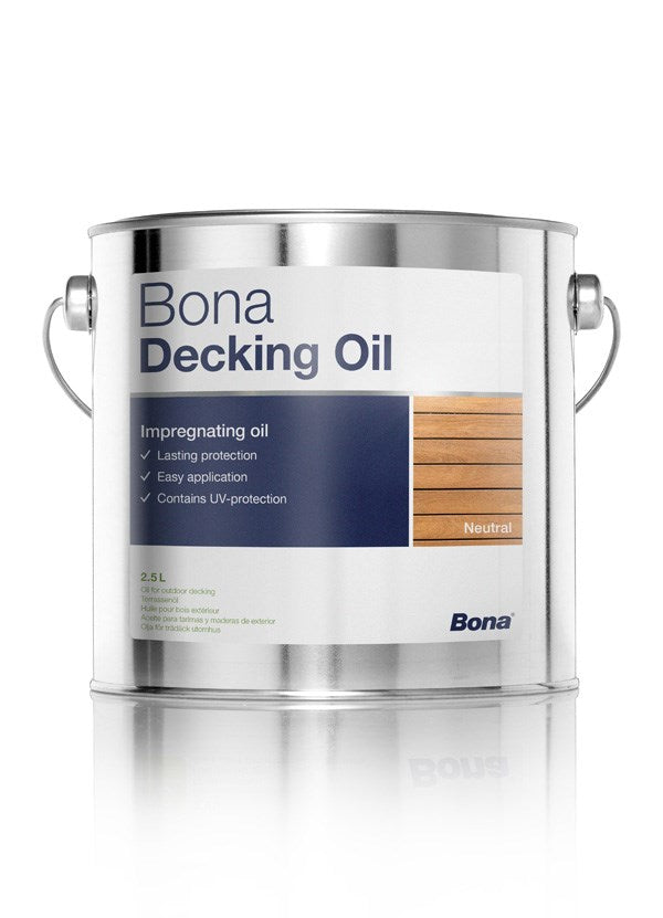 Aceite para madera exterior Bona decking oil de 2.5 L