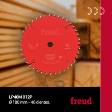 Cargar imagen en el visor de la galería, Disco de sierra circular Freud LP 184X16-40 (LP40M 012P)
