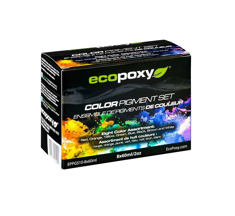 Caja de pigmentos color solido Ecopoxy de 60 ml